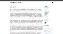 Desktop Screenshot of planetoverprofit.com